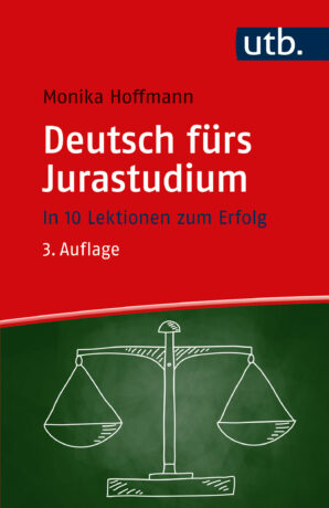 Cover "Deutsch fürs Jurastudium"