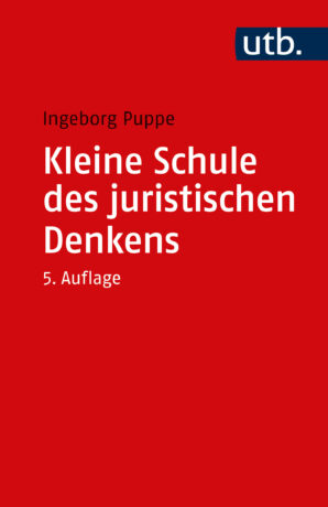 Cover "Kleine Schule des juristischen Denkens"